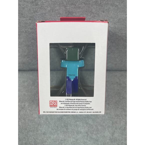Hallmark Minecraft ZOMBIE Resin Collectible Christmas Tree Ornament NEW 2021 - Picture 2 of 2